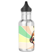 Schattigee Kawaii Monkey met Bubble Tea Gepersonal Waterfles (Links)