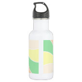 Schattigee Kawaii Monkey met Bubble Tea Gepersonal Waterfles (Achterkant)