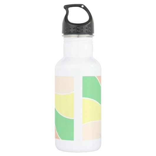 Schattigee Kawaii Monkey met Bubble Tea Gepersonal Waterfles (Achterkant)