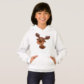 Schattigee Kawaii Moose Elk Herten Grappig Alaska (Voorkant volledig)