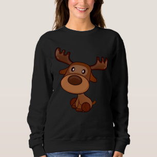 Schattigee Kawaii Moose Elk Herten Grappig Alaska Trui