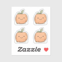 Schattigee Kawaii Oranje Waterverf Pompoen