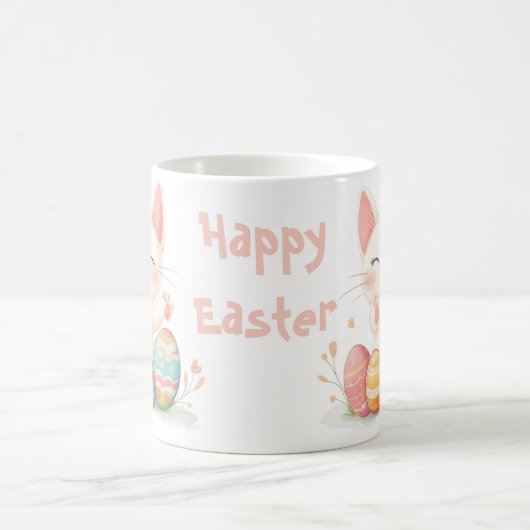 Schattigee Kawaii Paaskat Mok – Pastel Kat Pasen (Center)