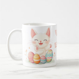 Schattigee Kawaii Paaskat Mok – Pastel Kat Pasen