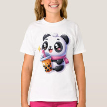 Schattigee Kawaii Panda Drink Boba Bubble Tea Kawa