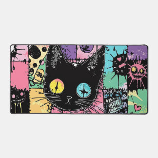 Schattigee Kawaii Pastel Gothic Patchwork Creepy C Bureaumat
