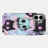 Schattigee Kawaii Pastel Gothic Patchwork Creepy C Case-Mate iPhone Case (Achterkant (horizontaal))