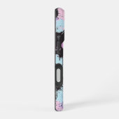 Schattigee Kawaii Pastel Gothic Patchwork Creepy C iPhone 16 Hoesje (Rechterkant)