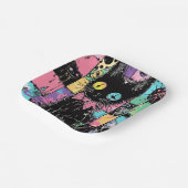 Schattigee Kawaii Pastel Gothic Patchwork Creepy C Papieren Bordje (Gebogen)