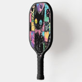 Schattigee Kawaii Pastel Gothic Patchwork Creepy C Pickleball Paddle (Links)
