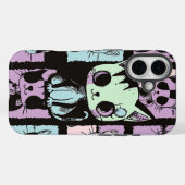 Schattigee Kawaii Pastel Gothic Patchwork Gothic C Case-Mate iPhone Case (Achterkant (horizontaal))