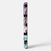 Schattigee Kawaii Pastel Gothic Patchwork Gothic C Case-Mate iPhone Case (Achterkant / Links)