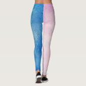 Schattigee Kawaii Pastel Gothic Patchwork Gothic C Leggings (Achterkant)