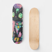 Schattigee Kawaii Pastel Gothic Patchwork Gothic C Persoonlijk Skateboard (Voorkant)