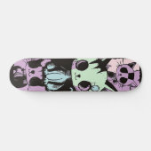 Schattigee Kawaii Pastel Gothic Patchwork Gothic C Persoonlijk Skateboard (Horizontaal)