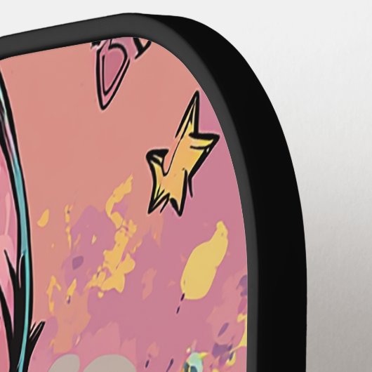 Schattigee Kawaii Pastel Gothic Patchwork Gothic C Pickleball Paddle (Links Detail)