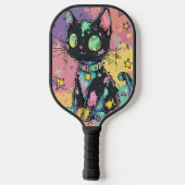 Schattigee Kawaii Pastel Gothic Patchwork Gothic C Pickleball Paddle (Achterkant)