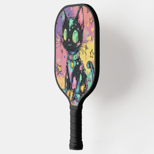 Schattigee Kawaii Pastel Gothic Patchwork Gothic C Pickleball Paddle (Links)