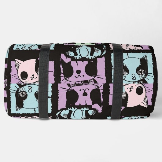 Schattigee Kawaii Pastel Gothic Patchwork Gothic C Plunjezak (Onderkant)