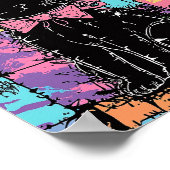 Schattigee Kawaii Pastel Gothic Patchwork Gothic C Poster (Hoek)