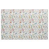 Schattigee Kawaii Pattern stof (Fat Quarter)