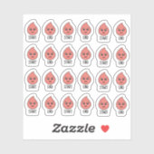 Schattigee Kawaii periode Tracker Cycle Menstruele Sticker (Vel)