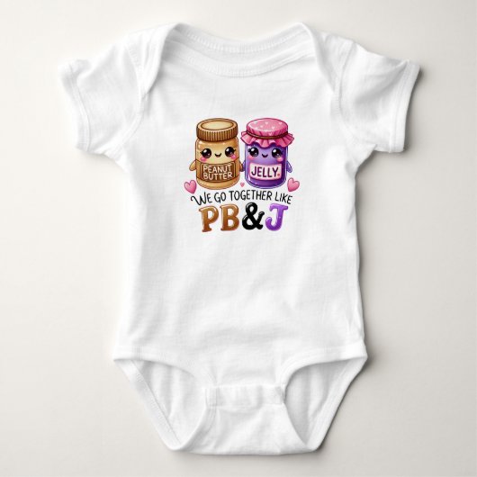 Schattigee kawaii pindakaas en gelei romper (Voorkant)