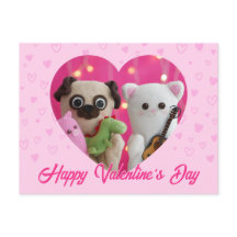 Schattigee Kawaii Pink Pastel Hearts Valentijn's D