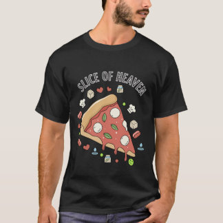 Schattigee Kawaii Pizza Slice - 'Slice Of Heaven' T-shirt