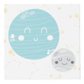 Schattigee Kawaii-planeten dromen grote kleine Bab Kubus (Rechts)