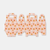 Schattigee Kawaii pompoen gezichten patroon Bedankdoosjes (Uitgevouwen)