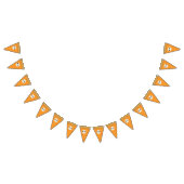 Schattigee Kawaii Pumpkin Pie Herfst Herfst Thanks Vlaggetjes (Alle)