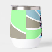 Schattigee Kawaii Raccoon met Bubble Tea Gepersona (Rechts)