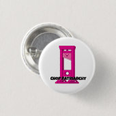 Schattigee Kawaii Roze Guillotine 1 1/4" Button (Voorkant /achterkant)