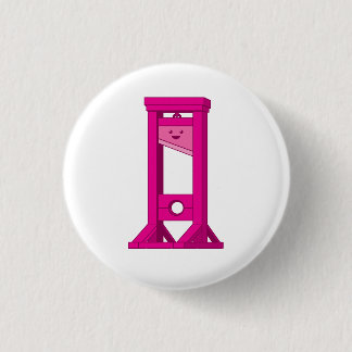 Schattigee Kawaii Roze Guillotine 1 1/4" Button