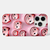 Schattigee Kawaii Roze Kat Telefoonhoes Case-Mate iPhone Case (Achterkant (horizontaal))