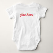 Schattigee kawaii spek en eieren romper (Achterkant)