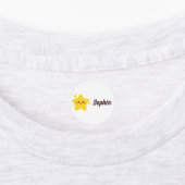 Schattigee Kawaii Star Flower Heart gepersonalisee Labels (Aangebracht)