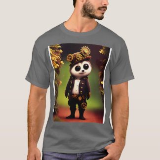 Schattigee Kawaii Steampunk Raccoon T-shirt