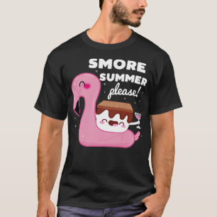 Schattigee Kawaii stijl Marshmallow Smore Pun T-shirt