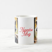 Schattigee Kawaii stijl Racoon met een eikel Koffiemok (Center)