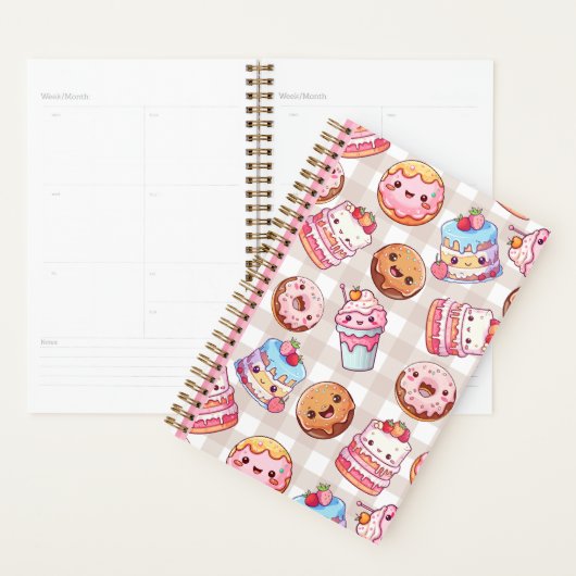 Schattigee Kawaii Sweets Treats Planner (Display)