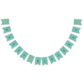 Schattigee Kawaii Taco Happy Birthday Vlaggetjes