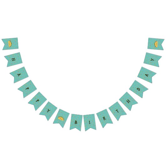 Schattigee Kawaii Taco Happy Birthday Vlaggetjes (Alle)