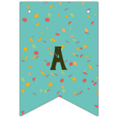 Schattigee Kawaii Taco Happy Birthday Vlaggetjes (Derde vlag)