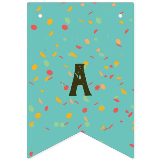 Schattigee Kawaii Taco Happy Birthday Vlaggetjes (Derde vlag)