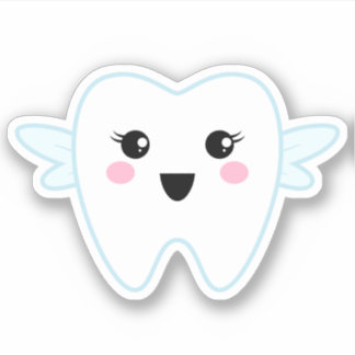 Schattigee kawaii tandenfee sticker