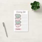 Schattigee Kawaii Teacups gepersonaliseerde boodsc Post-it® Notes (Kantoor)