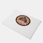 Schattigee Kawaii Turkije - Happy Thanksgiving Cla Deurmat (Schuin)