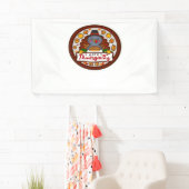 Schattigee Kawaii Turkije - Happy Thanksgiving Cla Spandoek (Insitu)